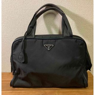 プラダ トートバッグ ハンドバッグ　ナイロン 茶　ブラウン　美品　PRADA　r179