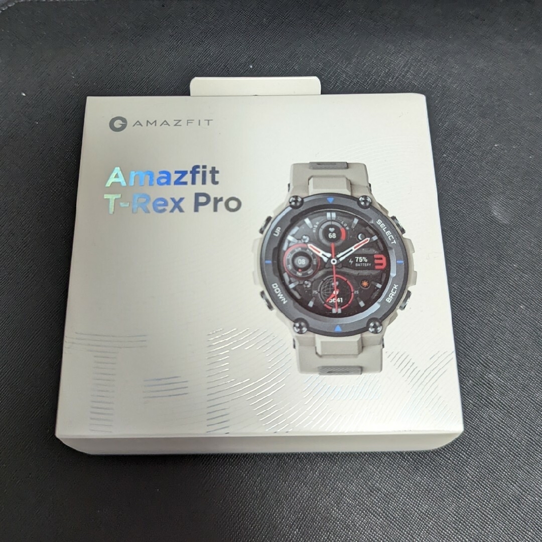 Amazfit T-Rex pro グレー　スマートウォッチ メンズの時計(腕時計(デジタル))の商品写真
