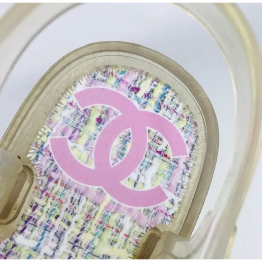 CHANEL - 美品☆CHANEL・カメリア ココマーク ストラップ トング