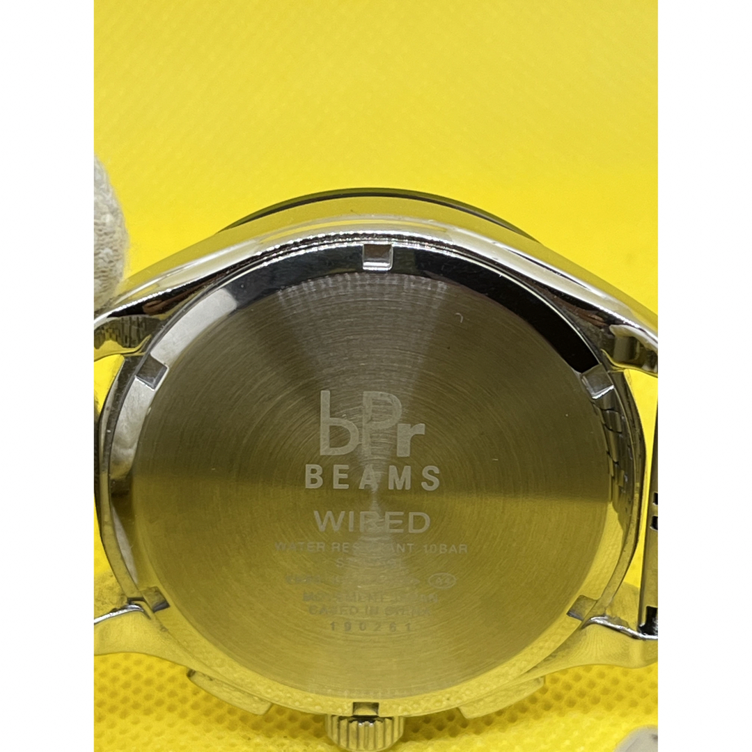 【WIRED × BIEMS】純正NATOベルト付 クロノグラフ☆稼働品☆