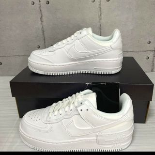 ★【NIKE】ナイキ エアフォース1 シャドウ トリプルWH 厚底スニーカー