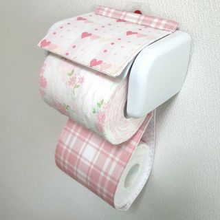 トイレットペーパーホルダーカバー(トイレ収納)