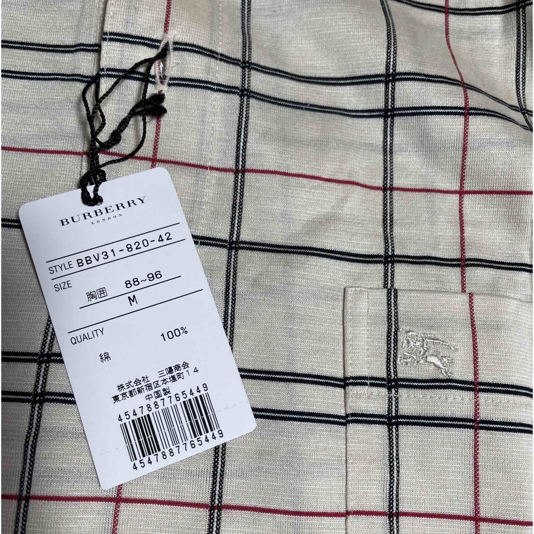 未使用 MADE IN U.K. BURBERRY LONDON ポロシャツ-