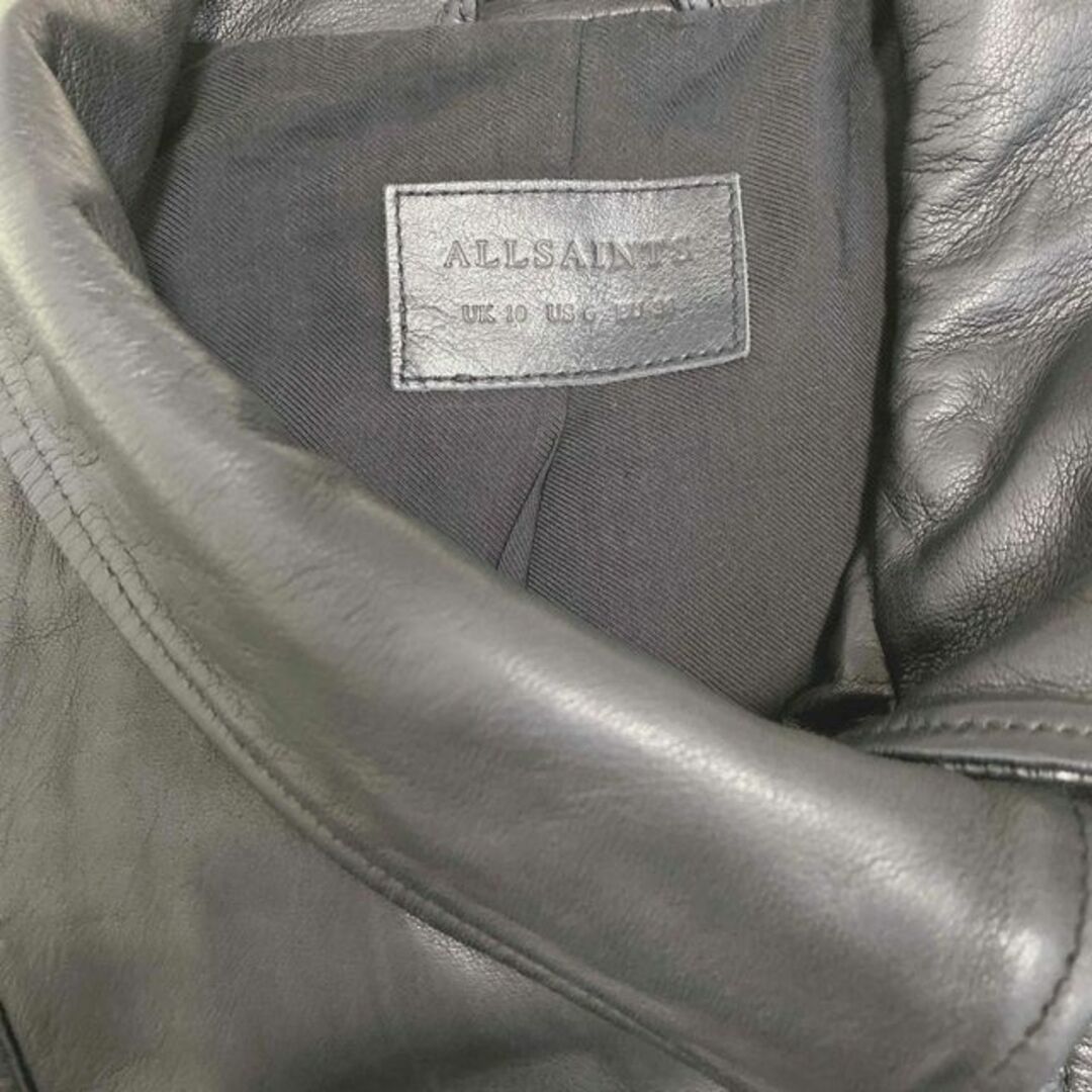 美品　allsaints オールセインツ　ダブルライダースジャケット　ブラック