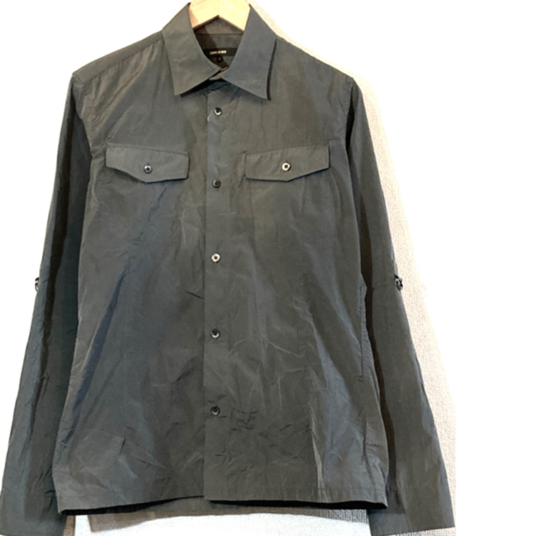 COMME CA MEN(コムサメン)のCOMME CA MEN★シャツ★光沢★ロールアップ★コムサ★定価14,000円 メンズのトップス(シャツ)の商品写真