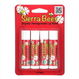 Sierra Bees オーガニックリップバーム４本(リップケア/リップクリーム)