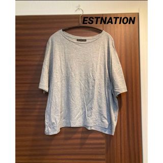 エストネーション(ESTNATION)のESTNATION グレーTシャツ(Tシャツ(半袖/袖なし))