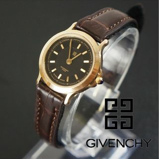 ジバンシィ(GIVENCHY)の【稼働品】GIVENCHY　アンティークレディース腕時計　ベルト新品　電池交換済(腕時計)