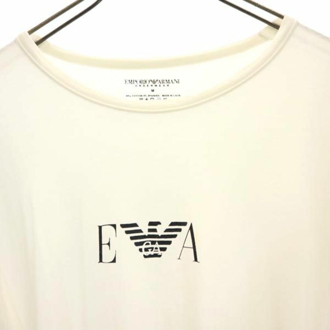 Emporio Armani - エンポリオアルマーニ 半袖 Tシャツ M ホワイト系 ... EMPORIO ARMANI 半袖 Tシャツ M