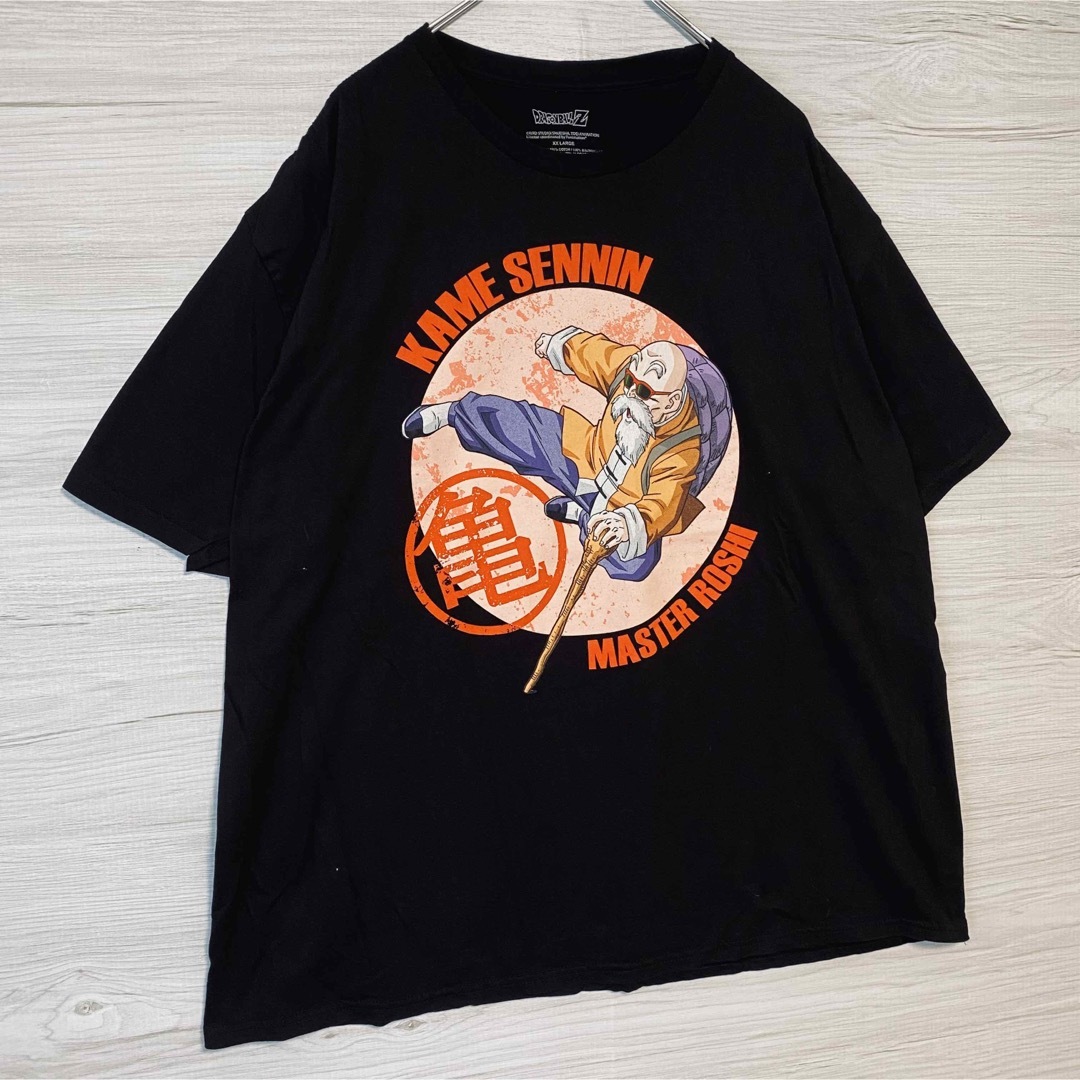 DRAGON BALL Z Tシャツ S 武天老師　亀仙人　グレー　灰色　逆輸入