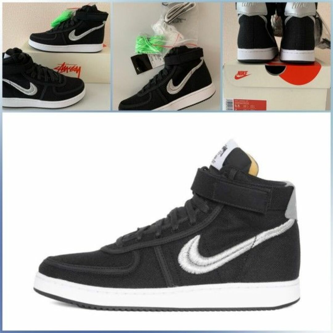STUSSY - STUSSY x NIKE VANDAL HI BLACKの通販 by 小さな洋服屋 STUSSY - STUSSY x NIKE VANDAL HI BLACKの通販 by 小さな洋服屋