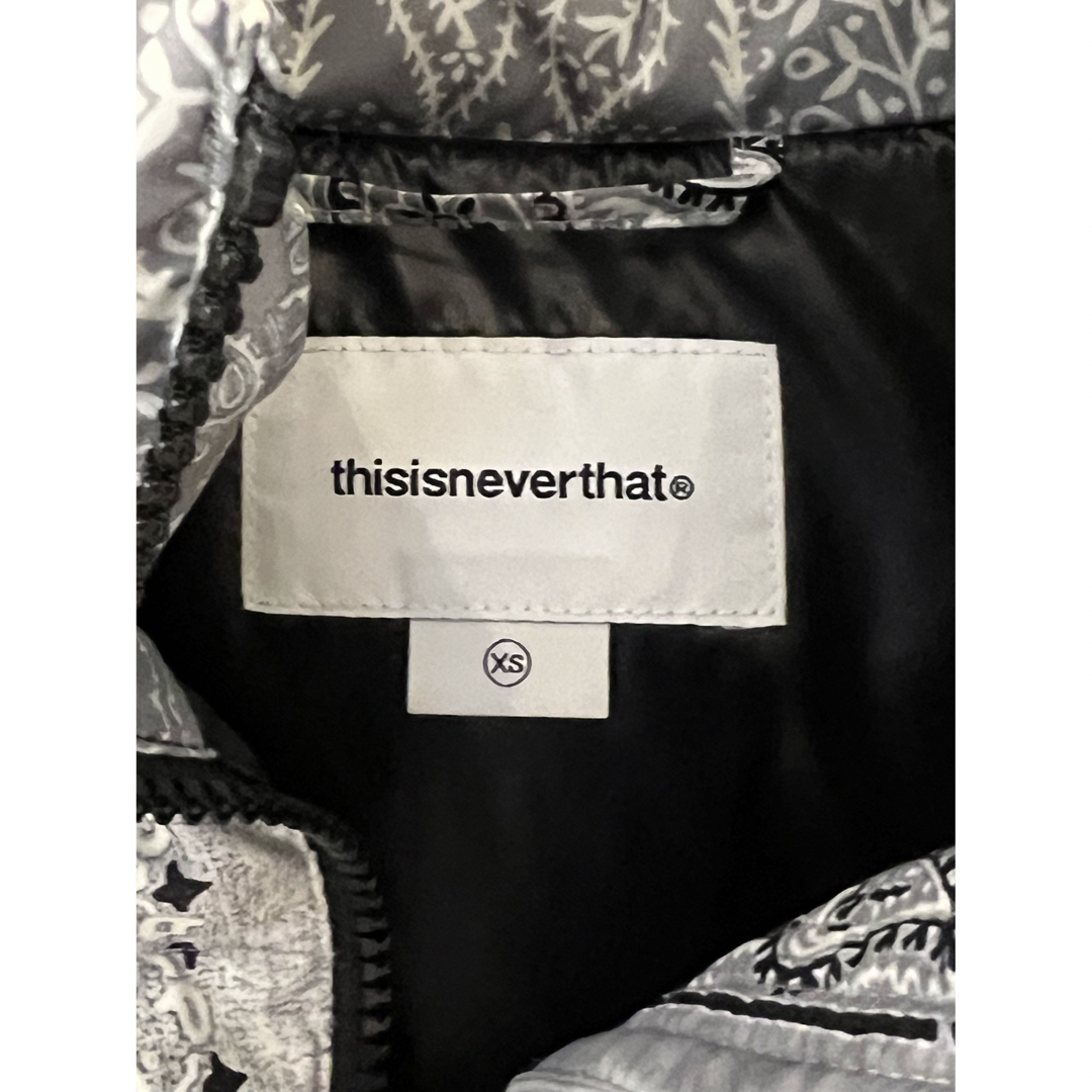 thisisneverthat - thisisneverthat 21ss バンダナ柄 ダウン thisisneverthat - thisisneverthat 21ss バンダナ柄 ダウン