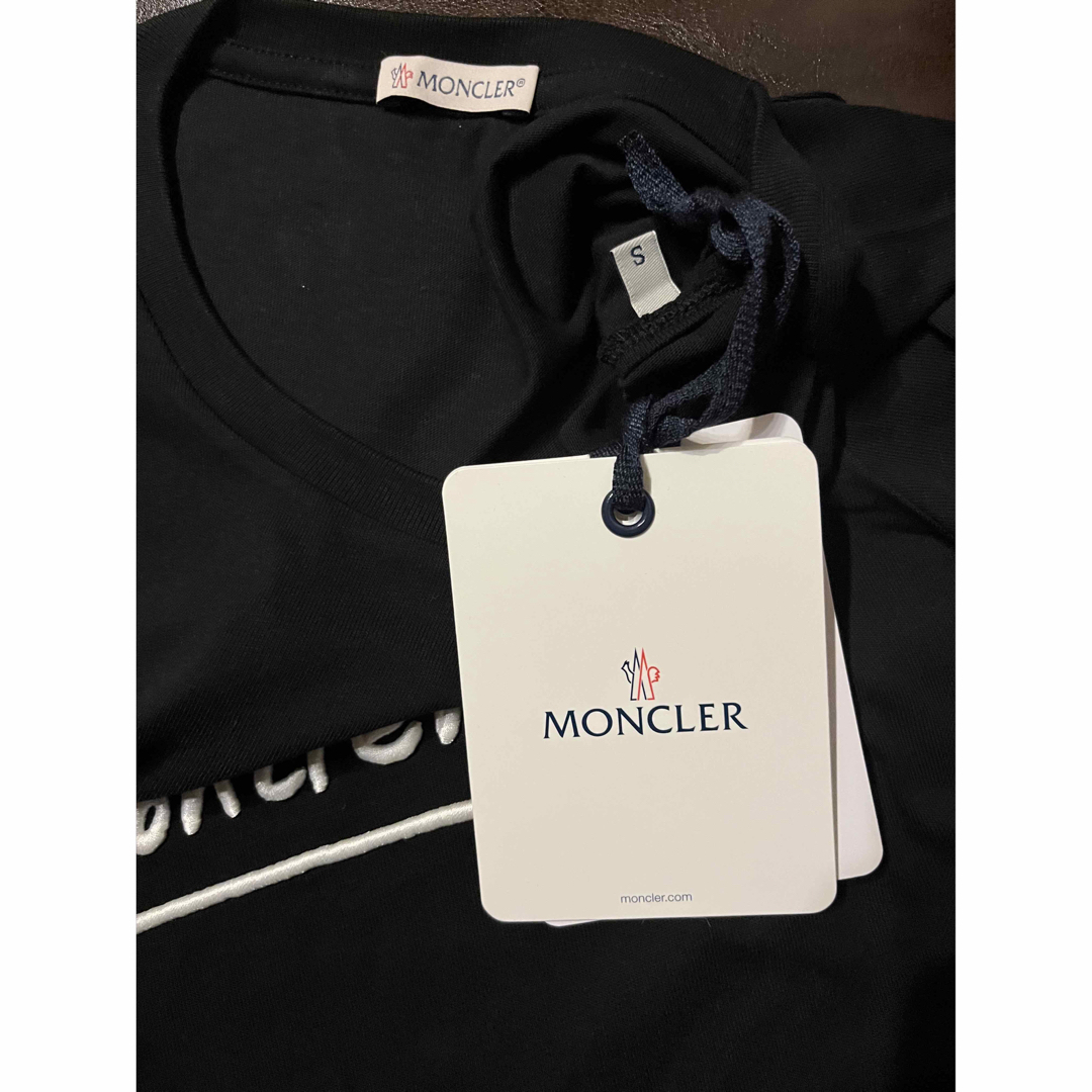 モンクレール MONCLER  ロゴ Tシャツ レディース カットソー 半袖 黒