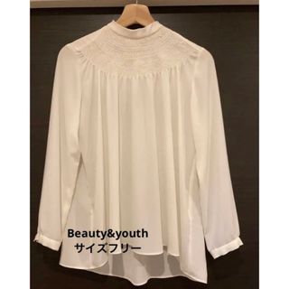 ビューティアンドユースユナイテッドアローズ(BEAUTY&YOUTH UNITED ARROWS)の専用ですBeauty&youthビューティアンドユース　長袖ブラウス　ハイネック(シャツ/ブラウス(長袖/七分))