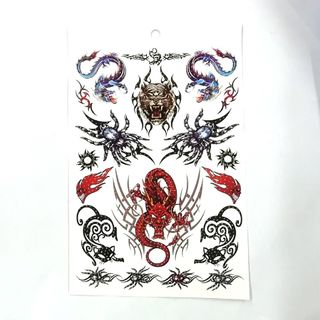 タトゥーシール☆280TATTOOS ドラゴン・虎☆送料込み500円！(その他)