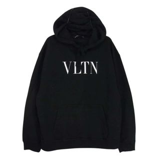 ヴァレンティノ(VALENTINO)のVLTN ヴァレンティノ VALENTINO VLTN ロゴパーカー 新品 黒(パーカー)