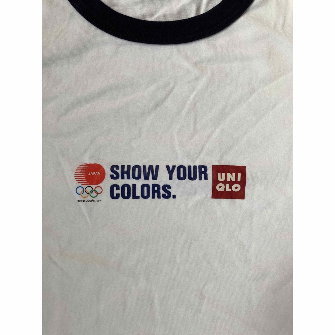 UNIレア↑ 1993年JOC × UNIQLO 謹製・非売品 リンガーTシャツTシャツ/カットソー(半袖/袖なし)