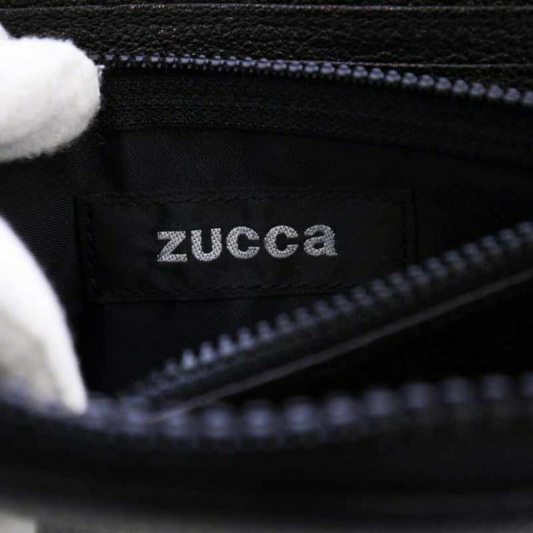 ZUCCa(ズッカ)のzucca 長財布 ラウンドファスナー フェイクレザー 黒 ブラック レディースのファッション小物(財布)の商品写真