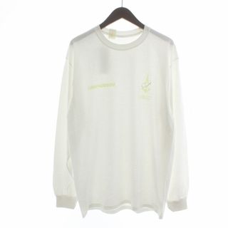 エヌハリウッド(N.HOOLYWOOD)のN.HOOLYWOOD USSC Tシャツ カットソー プリント 長袖 38 白(Tシャツ/カットソー(七分/長袖))