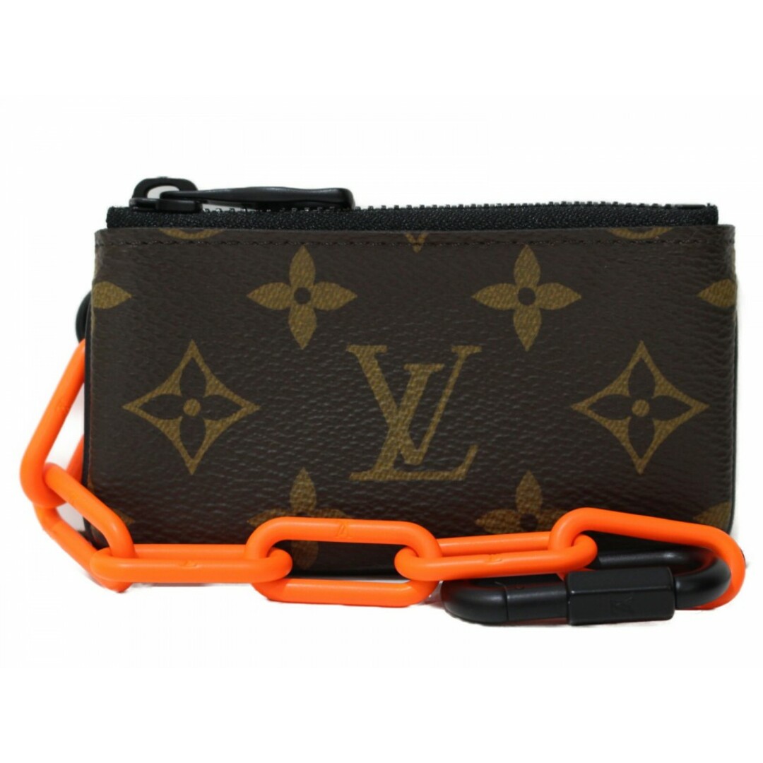 折り財布【箱・布袋あり】LOUIS VUITTON　ルイヴィトン　ポシェット・クレ　Ｍ44487　小銭入れ　コインケース　モノグラム　ブラウン系　メンズ　ギフト　プレゼント包装可松前R56号店