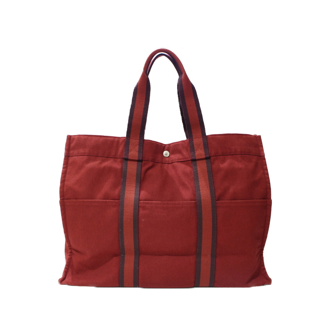 HERMES エルメス フールトゥGM トートバッグ ハンドバッグ キャンバス