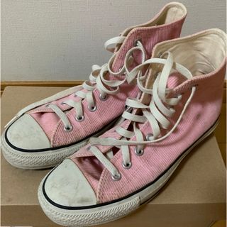 converse allstar コーデュロイ　ピンク(スニーカー)