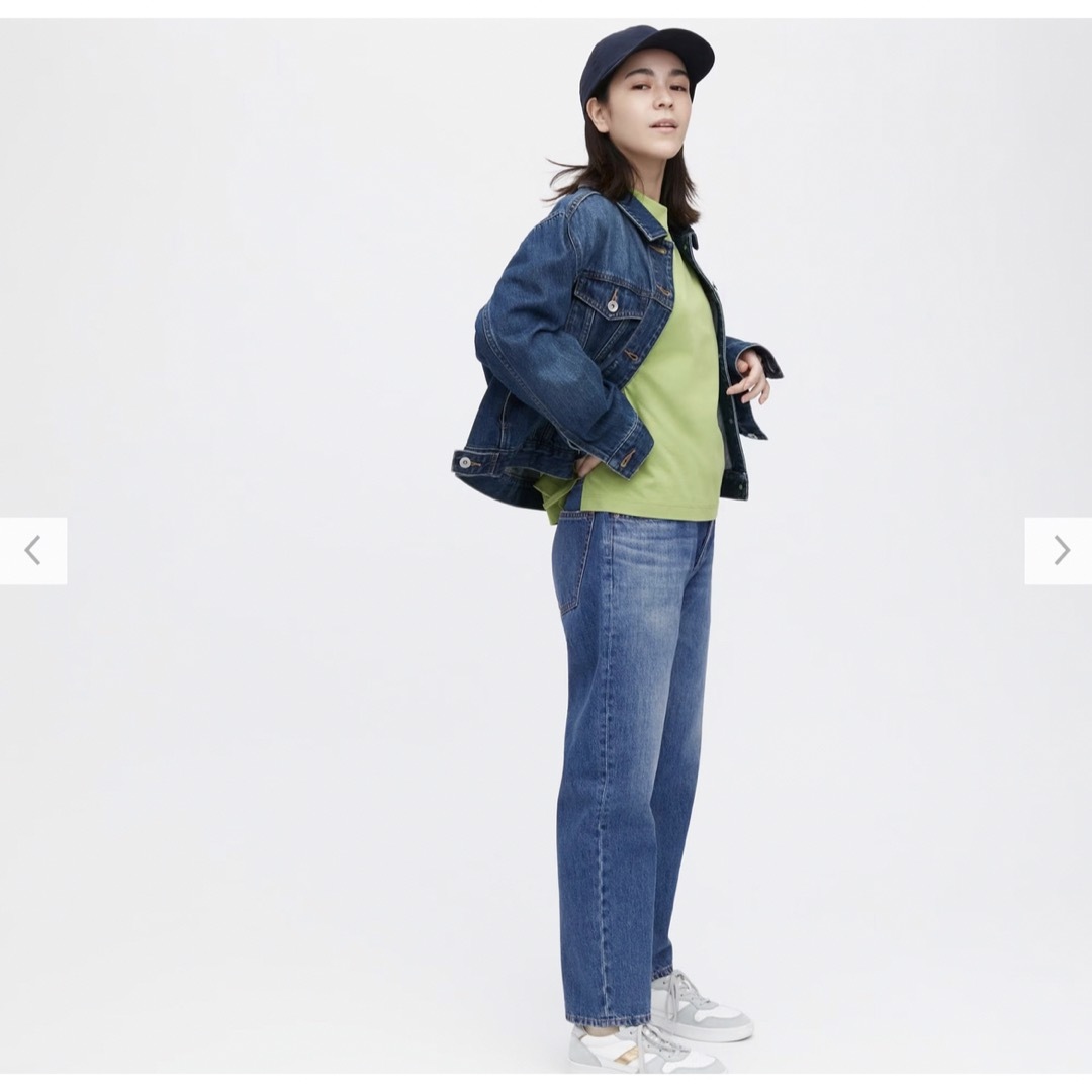 UNIQLO(ユニクロ)のUNIQLO  ボーイフレンドテーパードジーンズ　 レディースのパンツ(デニム/ジーンズ)の商品写真