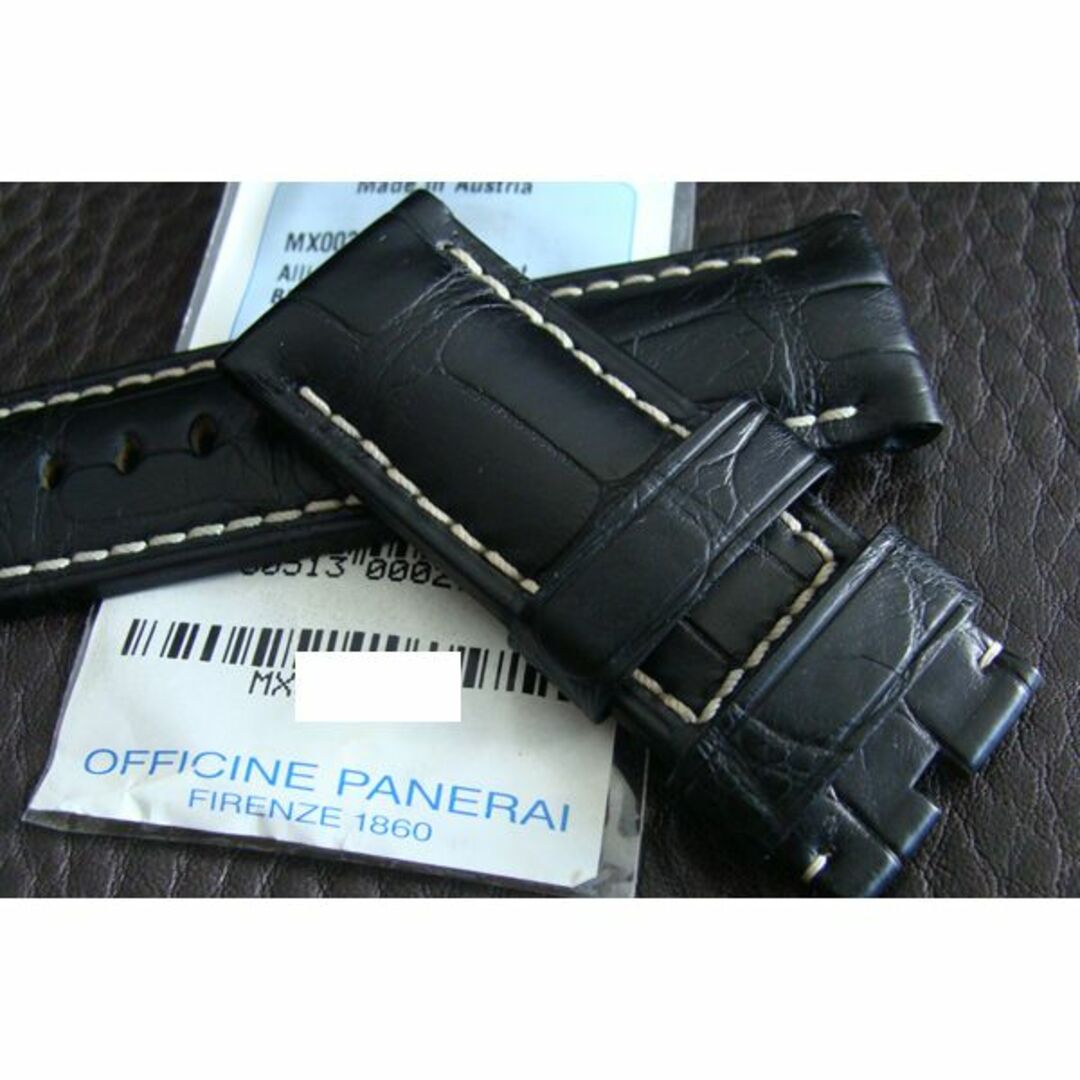PANERAI - PANERAI パネライ 26mm 尾錠用 アリゲーター ベルト PANERAI - PANERAI パネライ 26mm 尾錠用 アリゲーター ベルト