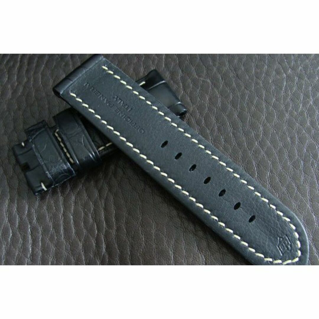 PANERAI - PANERAI パネライ 26mm 尾錠用 アリゲーター ベルト PANERAI - PANERAI パネライ 26mm 尾錠用 アリゲーター ベルト