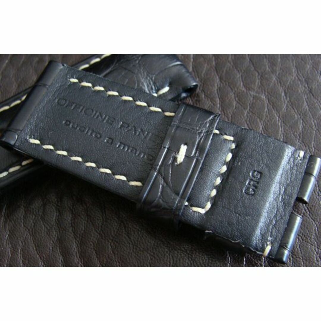 PANERAI パネライ 純正 27mm Dバックル用 アリゲーター ベルド PANERAI パネライ 純正 27mm Dバックル用 アリゲーター ベルド