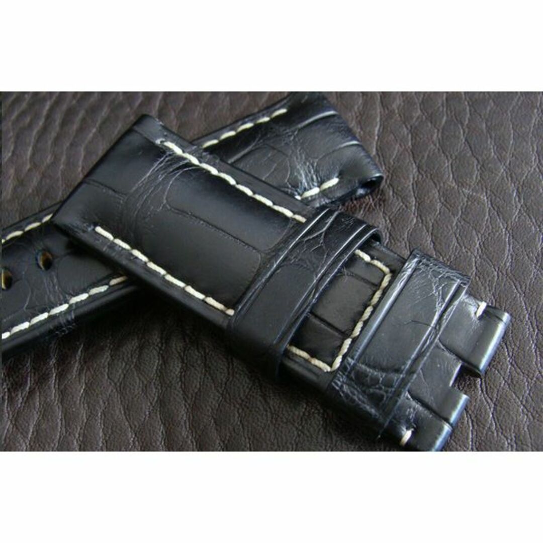 美品】パネライ 純正カーフベルト 尾錠付 26mm-22mm - レザーベルト 美品】パネライ 純正カーフベルト 尾錠付 26mm-22mm - レザーベルト