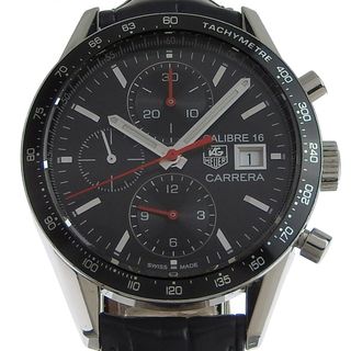 タグホイヤー(TAG Heuer)のタグホイヤー カレラ クロノグラフ 自動巻  SS 革 CV201AK  (腕時計(アナログ))