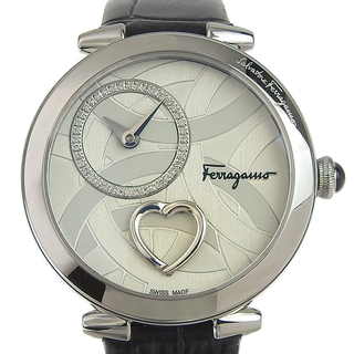 サルヴァトーレフェラガモ(Salvatore Ferragamo)のフェラガモクオーレ クォーツ  SS 革 FE2020016  (腕時計)