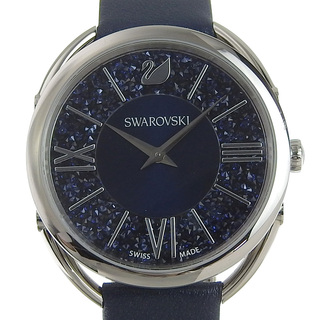 スワロフスキー(SWAROVSKI)のスワロフスキー  クォーツ SS 革  125周年記念 5537961  (腕時計)