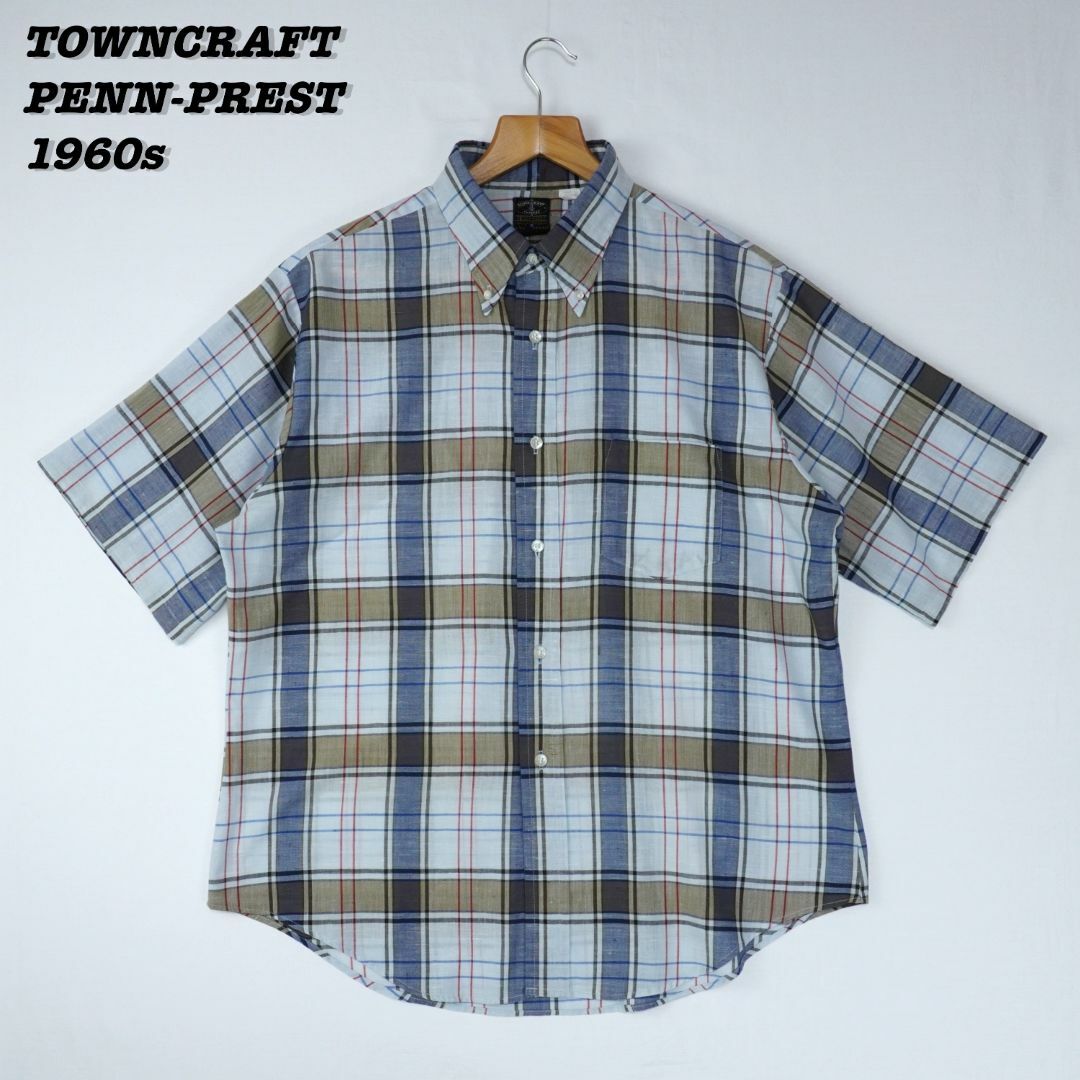 メンズTOWNCRAFT PENN-PREST Shirts L SHIRT23119