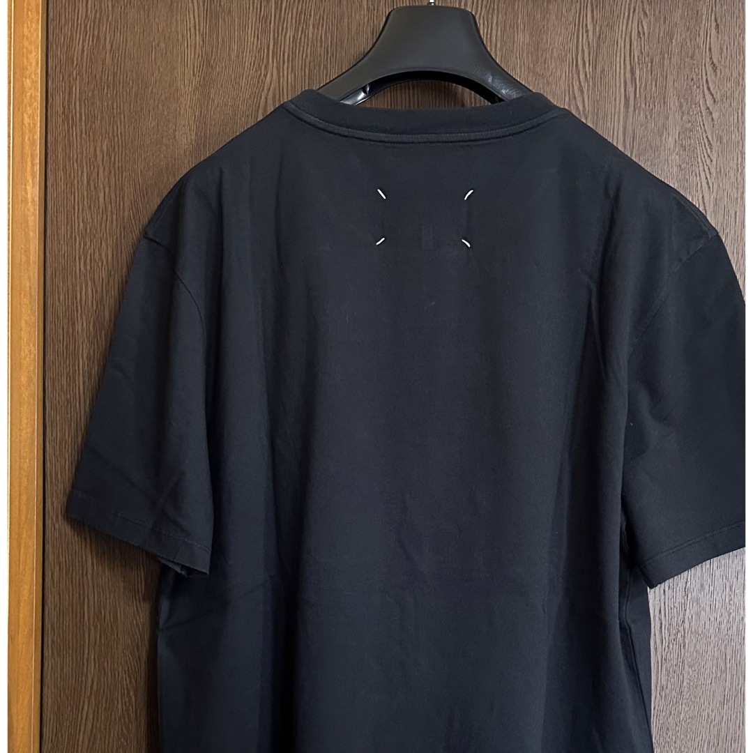 黒XL新品 メゾン マルジェラ メンズ オーガニックコットン Tシャツ ブラック