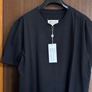 黒XL新品 メゾン マルジェラ メンズ オーガニックコットン Tシャツ ブラック