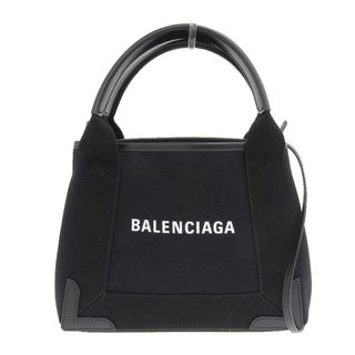 バレンシアガバッグ(BALENCIAGA BAG)のバレンシアガ  ネイビーカバXS 2WAY  ショルダー 390346(ハンドバッグ)