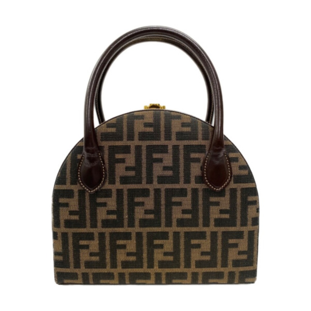 FENDI ズッカ柄　ハンドバッグ　ブラウンeeeeemi