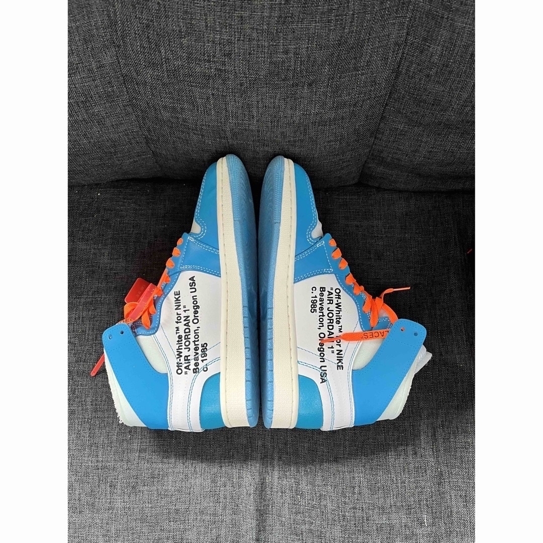 Jordan Brand(NIKE) - NIKE AIR JORDAN 1 NRG Off-White UNC 27cmの ... NIKE×Off-White AJ1 UNC 新品27cm