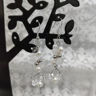 ハンドメイド♡フックピアス(ピアス)