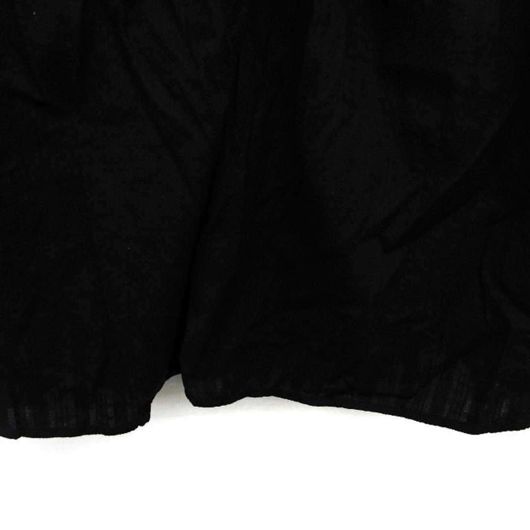 heather(ヘザー)のヘザー シャツ ブラウス ペンタゴンネック レースアップ コットン 綿 透け感 レディースのトップス(シャツ/ブラウス(半袖/袖なし))の商品写真