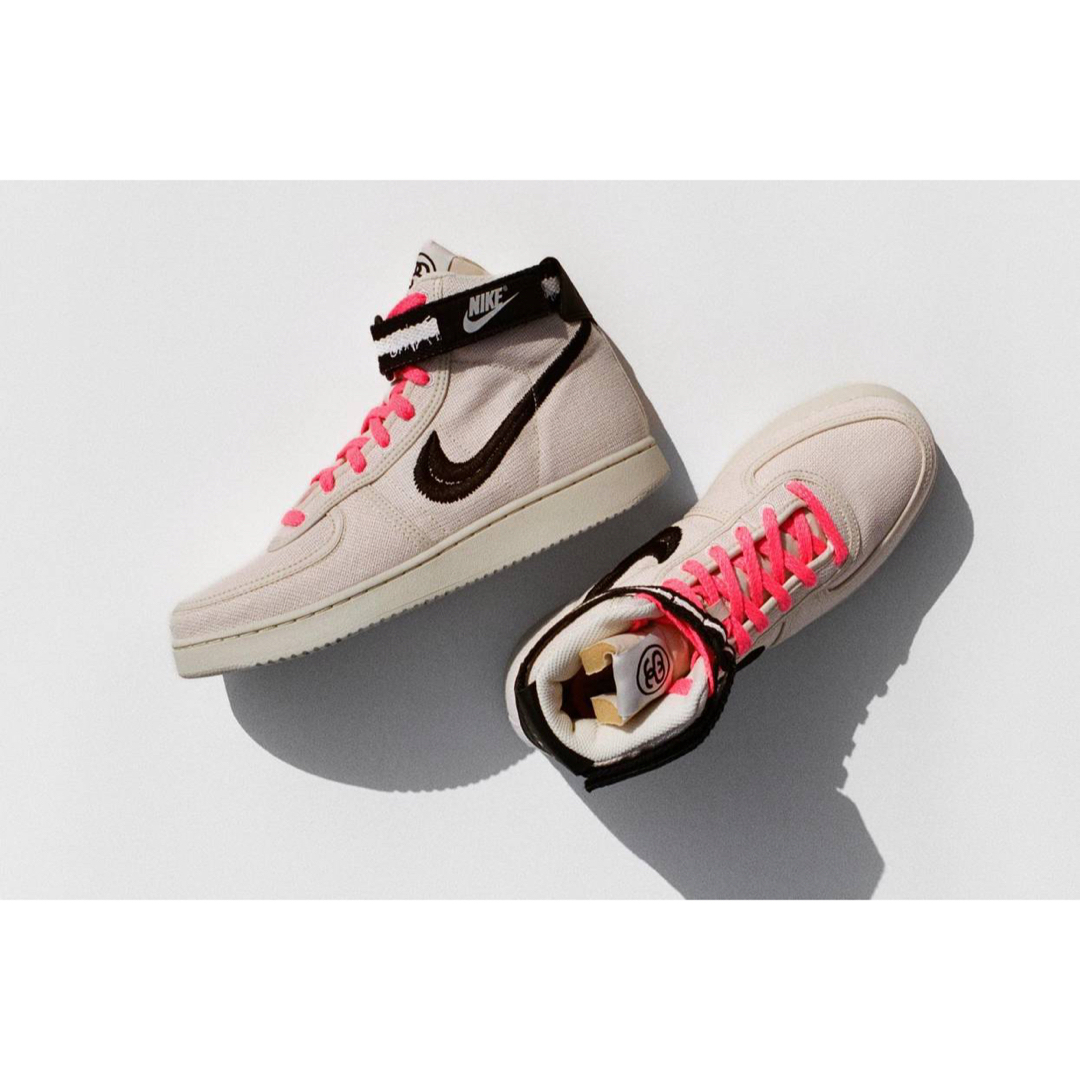 STUSSY(ステューシー)のStussy × Nike Vandal High  Fossil 25cm メンズの靴/シューズ(スニーカー)の商品写真