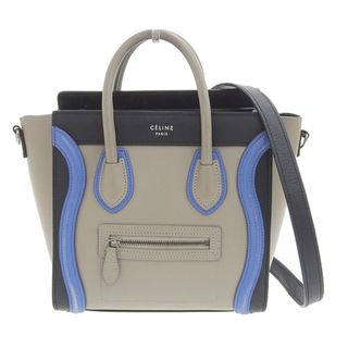 セリーヌ(celine)のセリーヌ  ナノショッパー  2WAYバッグ ハンドバッグ レザー (ハンドバッグ)