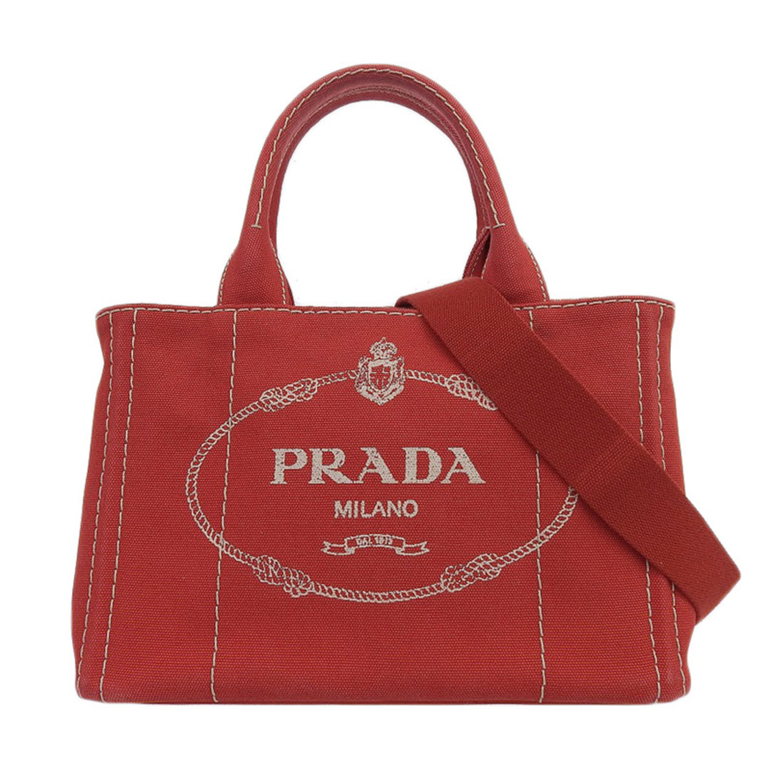 PRADA - プラダ カナパトート 2WAY トート ショルダー キャンバス ...