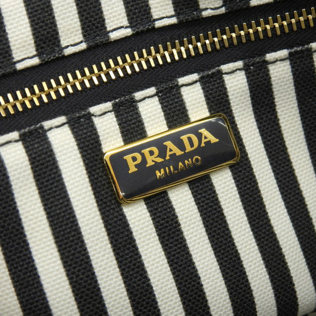 PRADA(プラダ)のプラダ カナパ コスメポーチ カナパ ロゴ キャンバス 1NA021 レディースのファッション小物(ポーチ)の商品写真