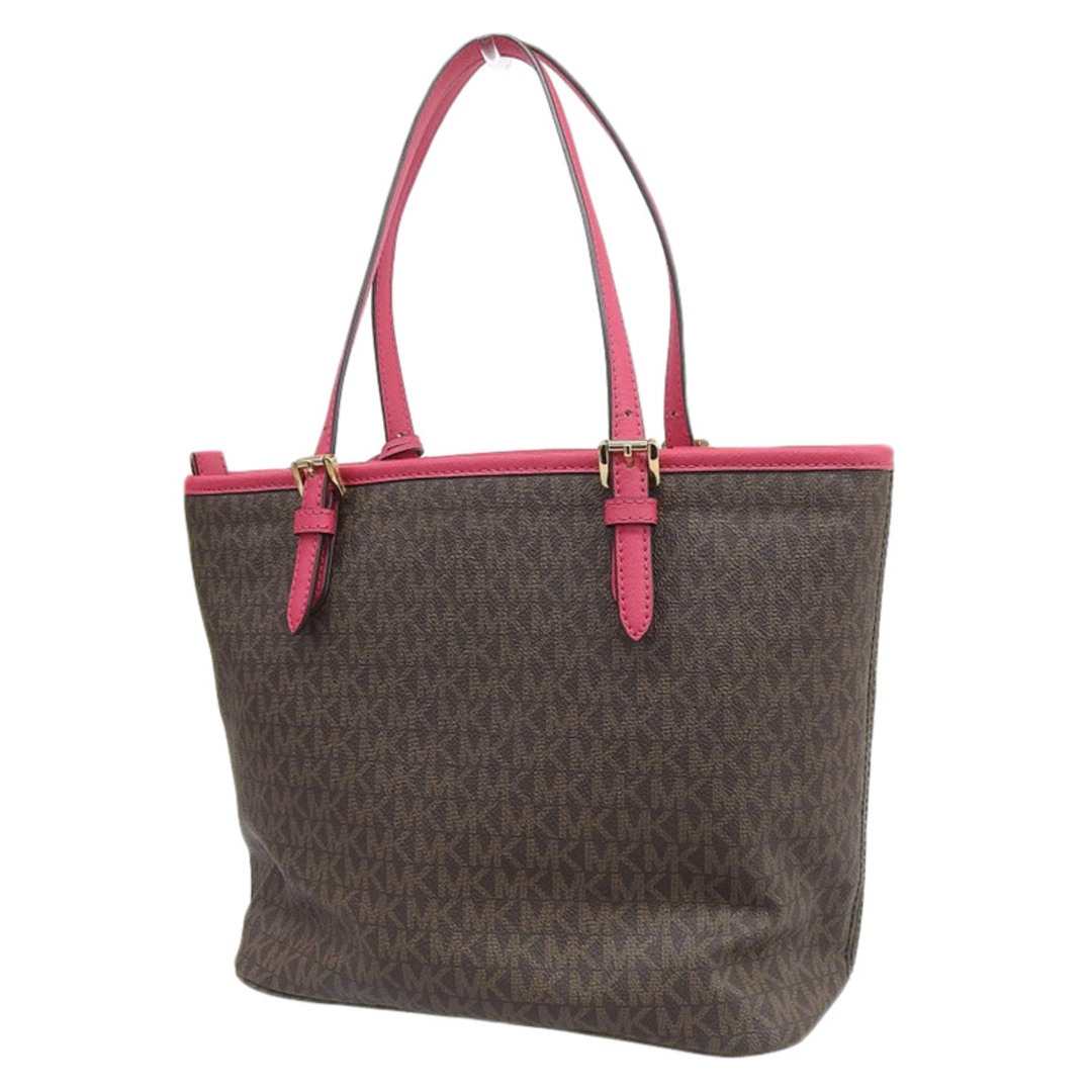 MICHAEL KORS - マイケルコース トートバッグ PVC ブラウン MICHAEL KORS - マイケルコース トートバッグ PVC ブラウン