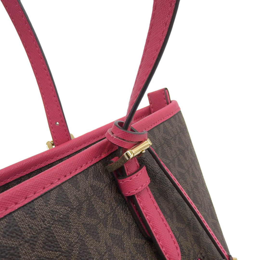 MICHAEL KORS - マイケルコース トートバッグ PVC ブラウン MICHAEL KORS - マイケルコース トートバッグ PVC ブラウン