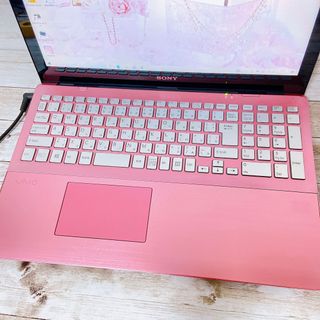 VAIO - 激レア✨ピンクVAIO☘大容量‼カメラ付で事務作業に✨薄型ノート