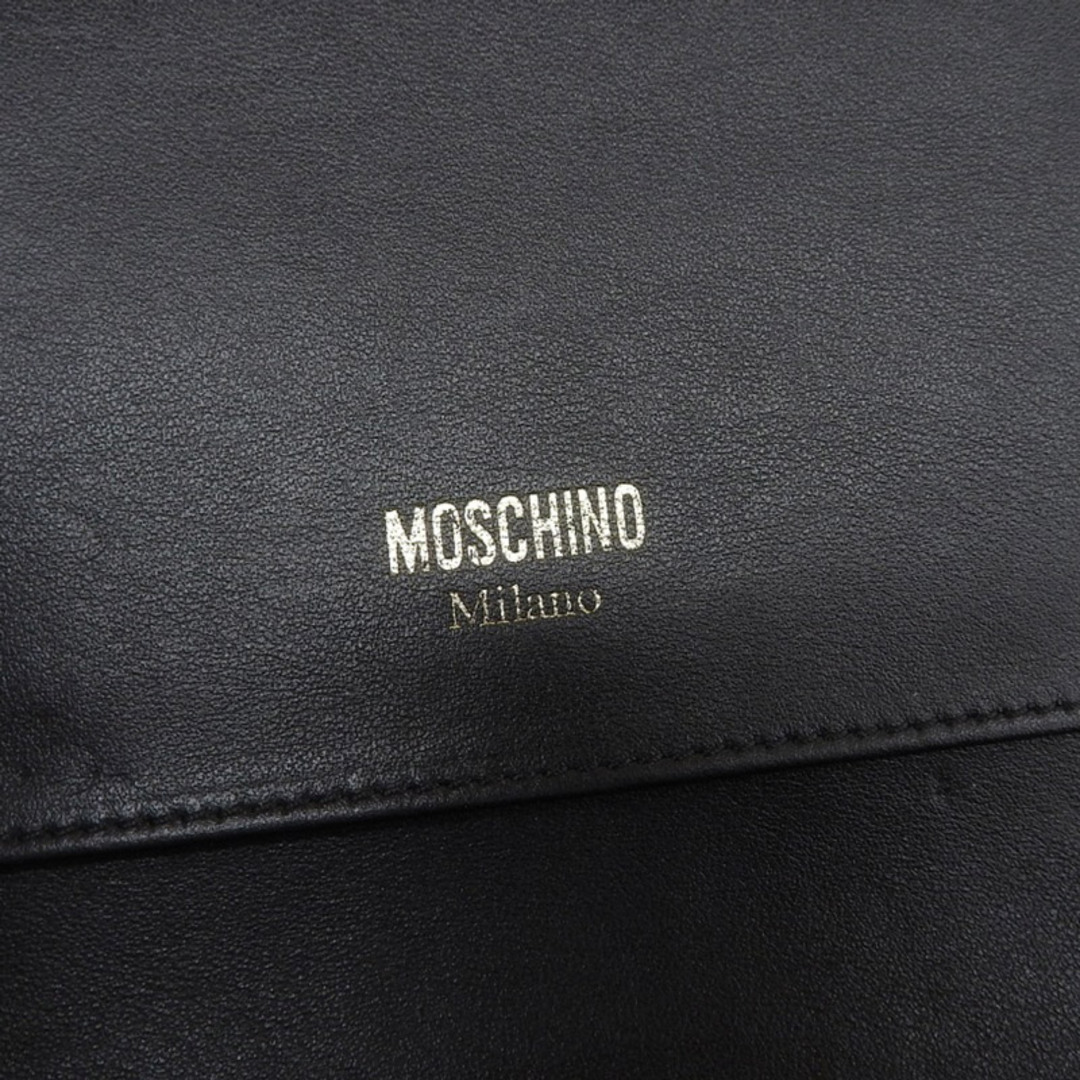 MOSCHINO(モスキーノ)のモスキーノ  テディベア チェーンウォレット レザー ブラック レディースのバッグ(ショルダーバッグ)の商品写真